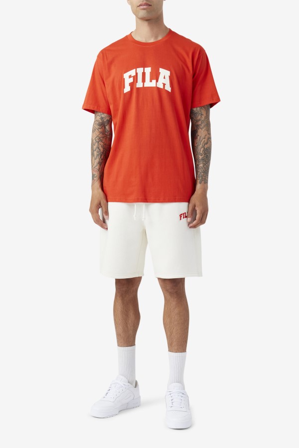 Fiery Red/White Cody Tee Fila