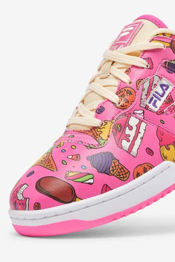 Sugar Plum/Purple/Lemon Fila Big Kids\' Original Fitness