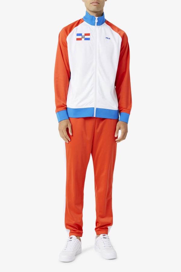 Dominican Republic Track Jacket Fila Fiery Red/White/Blue