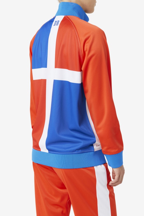 Dominican Republic Track Jacket Fila Fiery Red/White/Blue