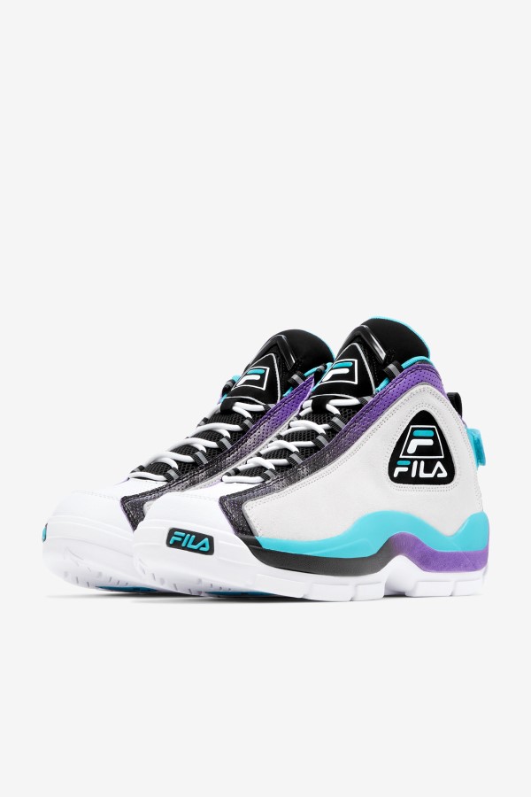 White/Blue/Purple Fila Men\'s Grant Hill 2 Special