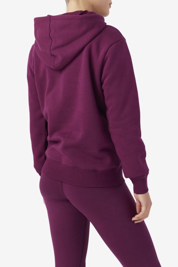 Lucy Hoodie Fila Grape Wine/Potpourri/Rouge