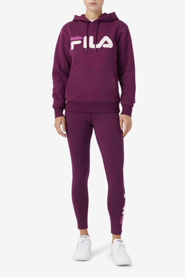 Lucy Hoodie Fila Grape Wine/Potpourri/Rouge