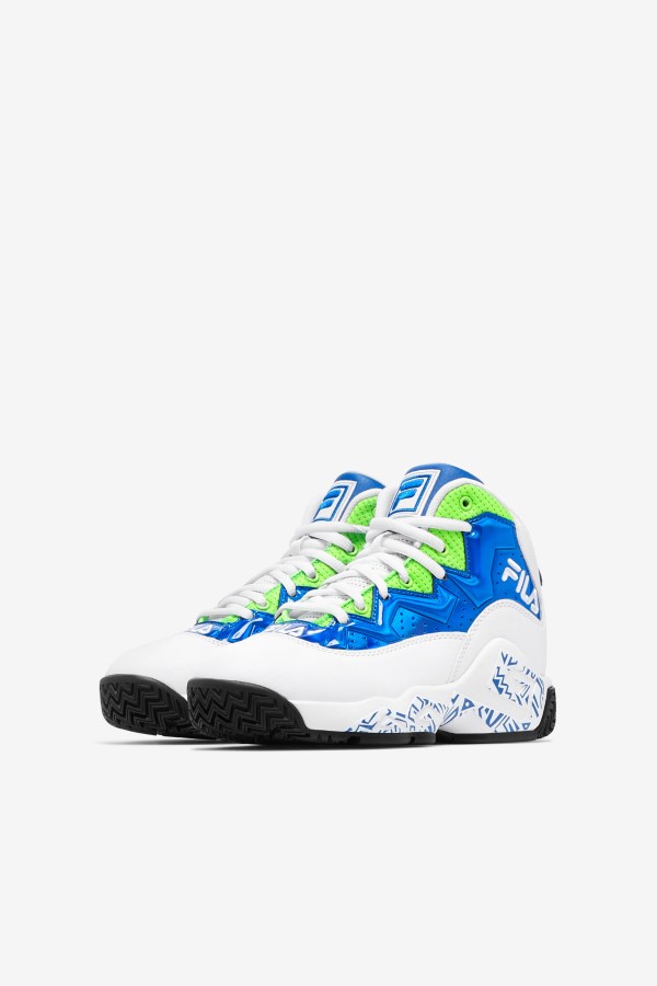 Little Kids\' Mb Night Walk Fila White/Blue/Green