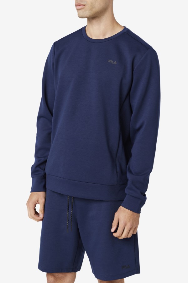 Navy/Black Fila Emry Crew