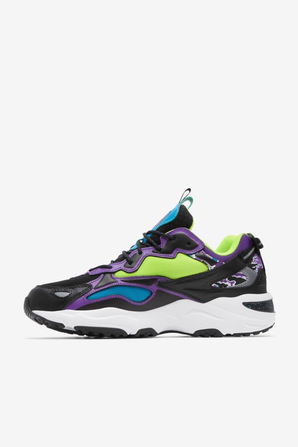 Black/White/Purple Fila Men\'s Ray Tracer Apex