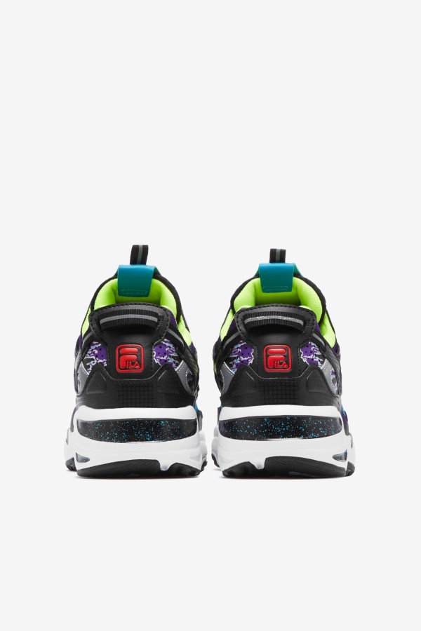 Black/White/Purple Fila Men\'s Ray Tracer Apex