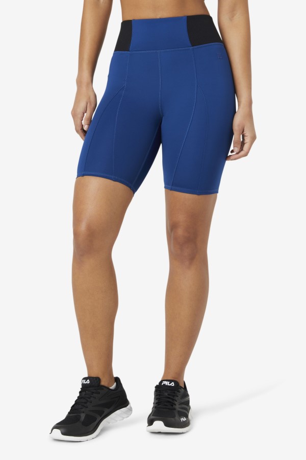 Navy Peony Fila Forza 8\" Texture Bike Short