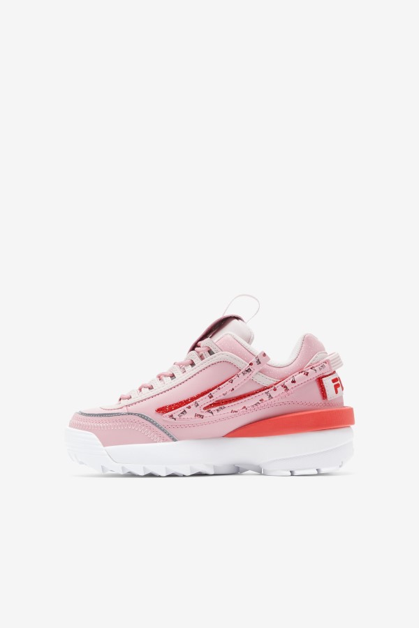 Fila Pink/Coral Blush/White Big Kids\' Disruptor 2 Exp