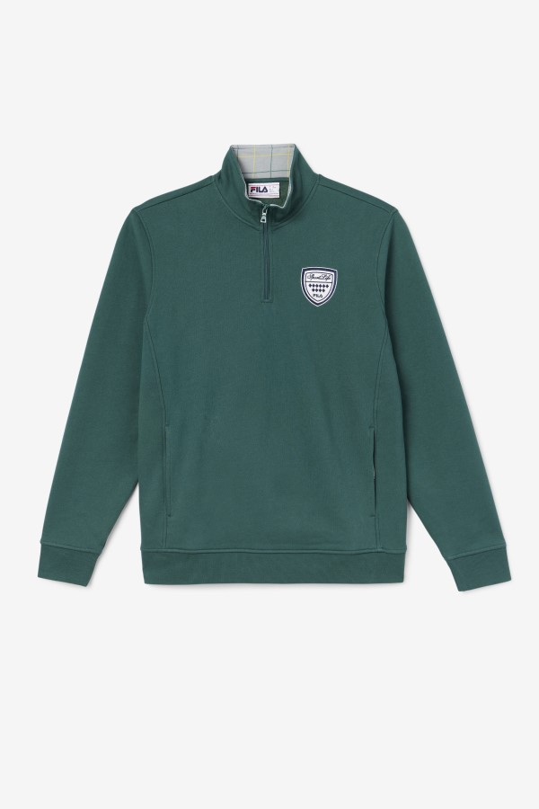 June Bug/Stone Nima 1/4 Zip Sweatshirt Fila