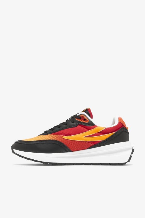 Fila Men\'s Renno Black/Red/Gold
