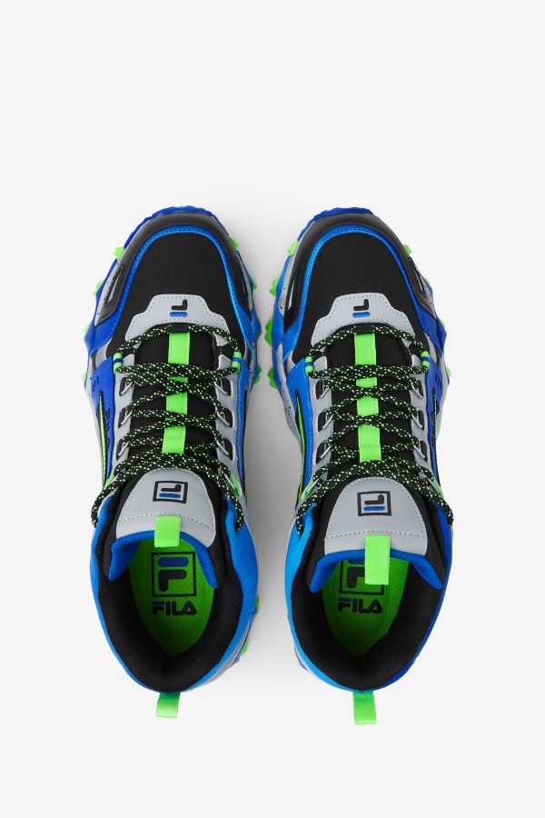 Fila Men\'s Oakmont Tr Mid Black/High Rise/Blue