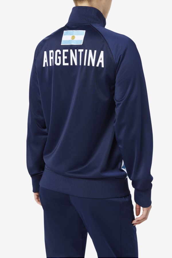Navy/White/Baltic Sea Argentina Track Jacket Fila