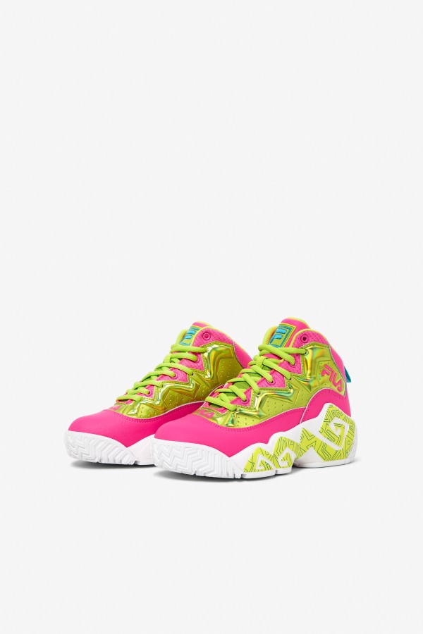 Fila Little Kids\' Mb Night Walk Pink/Lime Punch/White
