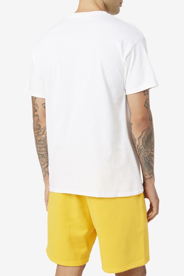 Men\'s Logo Tee White/Navy/Red Fila