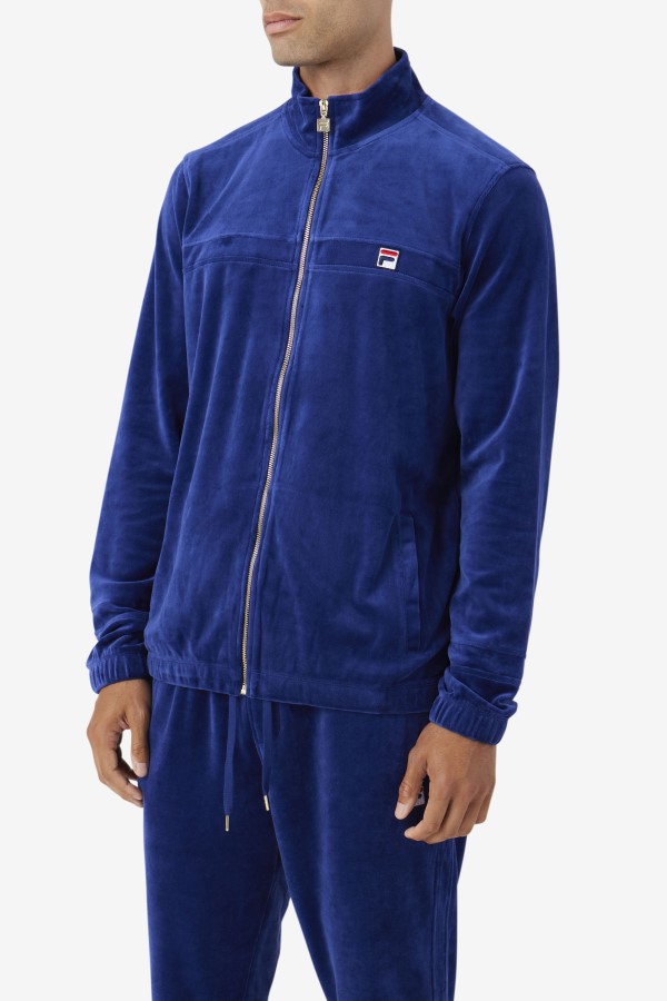 Ravid Velour Jacket Blueprint Fila