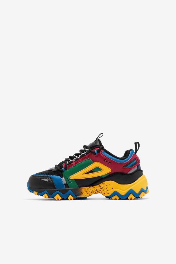 Black/Rio Red/Imperial Blue Fila Little Kids\' Oaktmont TR