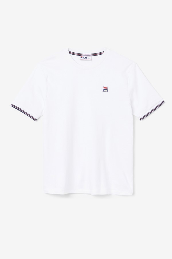 White Fila Caleb Crew