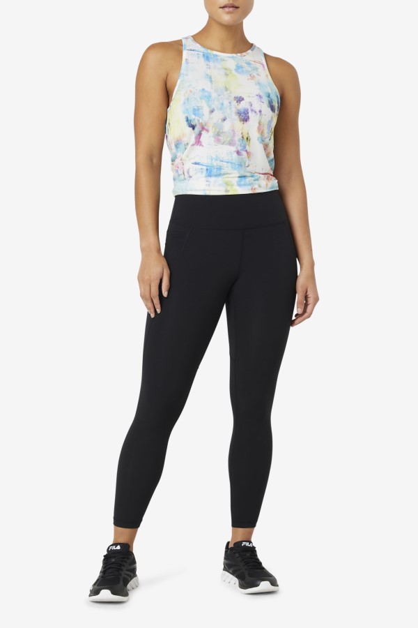 Tie Dye Fila Fi-Lux Open Back Tank Top