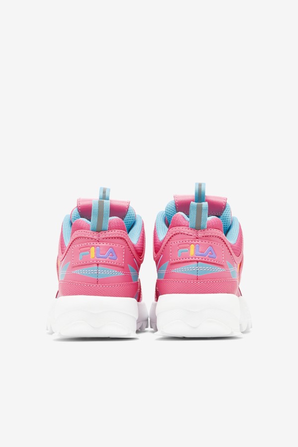 Big Kids\' Disruptor 2 Premium Fila Bubblegum/Blue/White