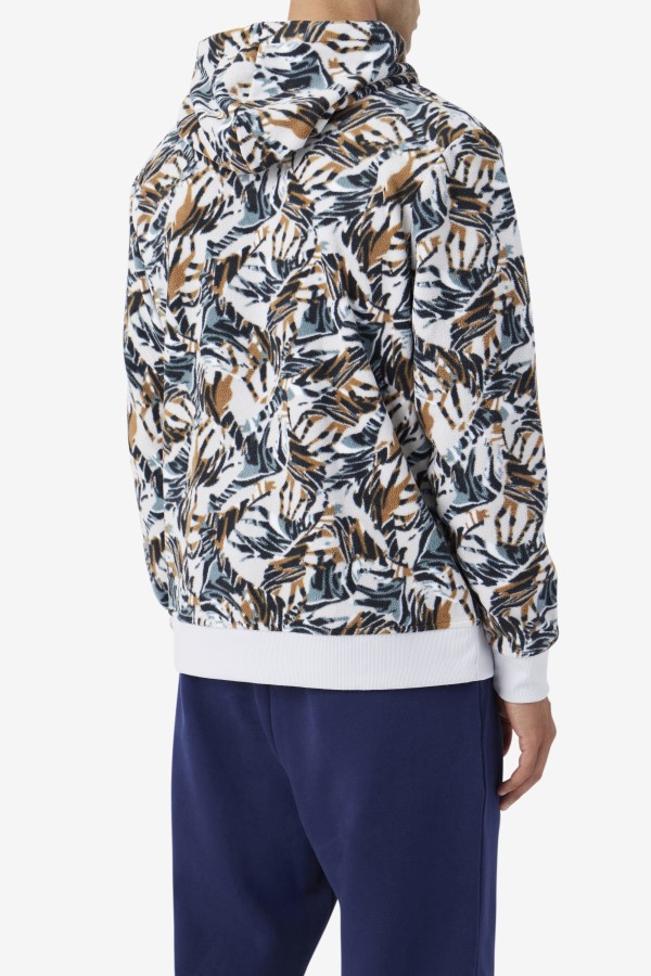 Harbor Mist Print Dinn Hoodie Fila