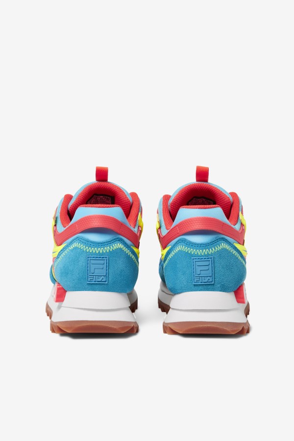 Women\'s Sandenal Orbit Fila Bluefish/Yellow/Fiery Coral