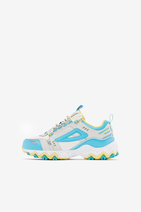 Big Kids\' Oakmont Tr White/Blue/Goldfinch Fila
