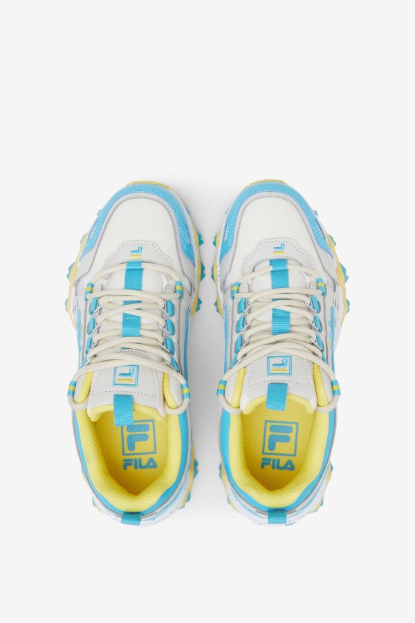 Big Kids\' Oakmont Tr White/Blue/Goldfinch Fila