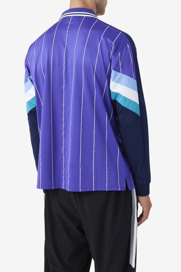 Liberty/Blue/White Fila Kay Goalie Jersey