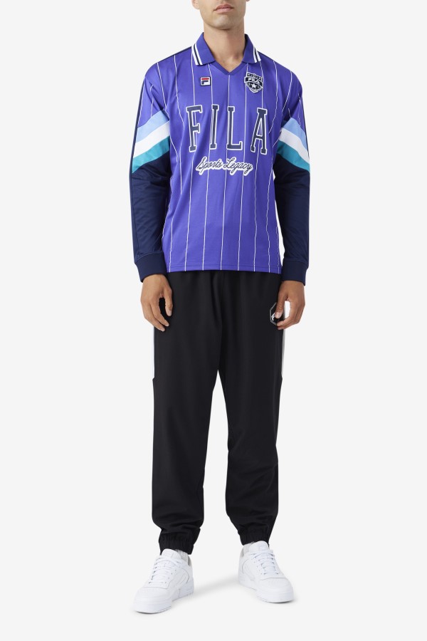 Liberty/Blue/White Fila Kay Goalie Jersey