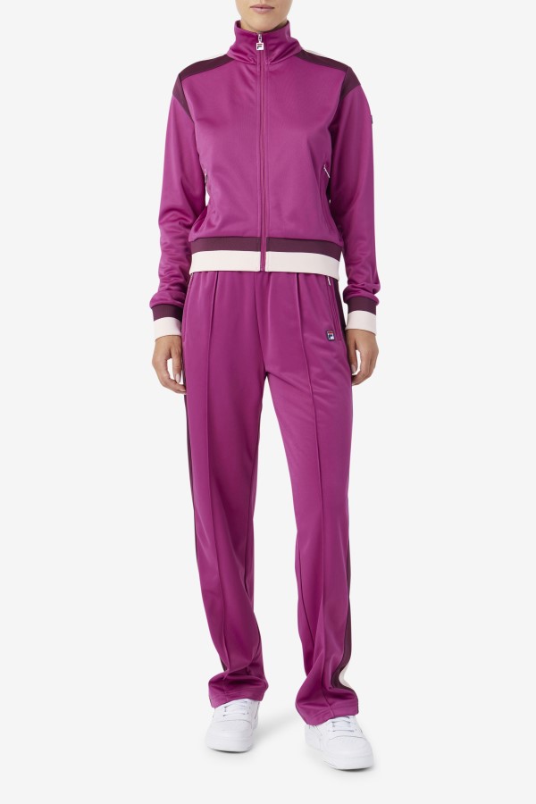 Rouge/Grape Wine/Potpourri Fila Sandy Track Pant