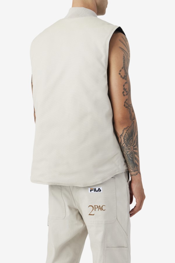 Dove/Black Fila 2Pac Vest