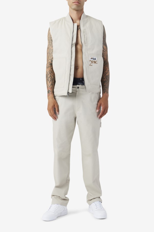 Dove/Black Fila 2Pac Vest