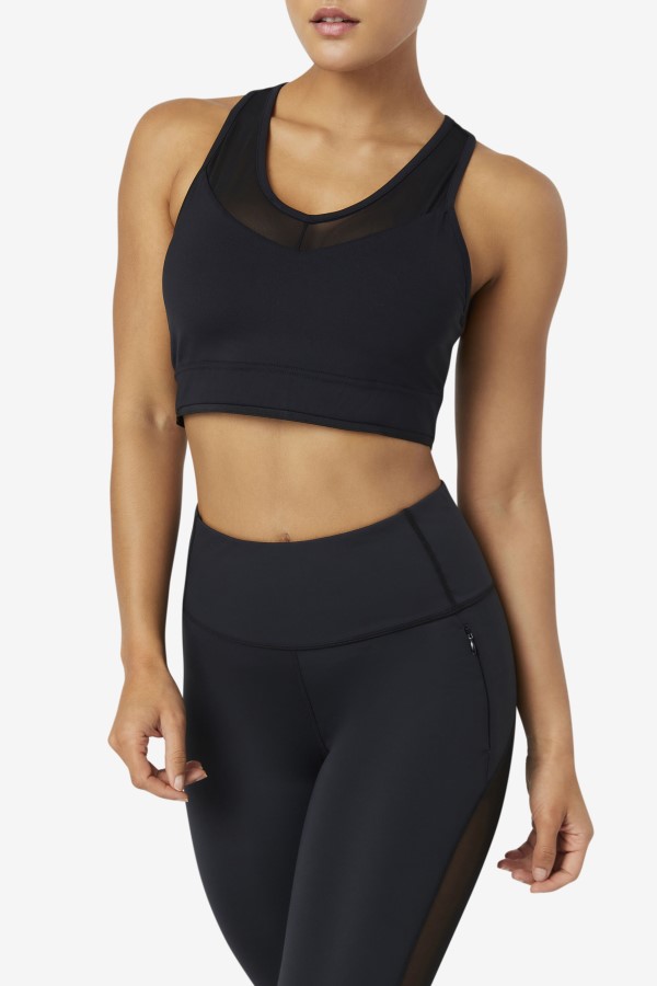 Fila Uplift Racerback Bra Top Black