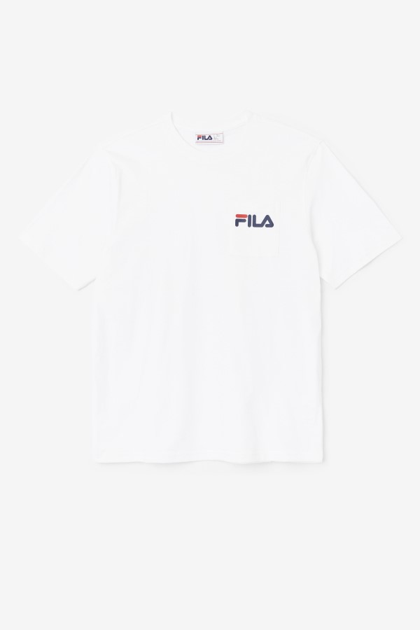 White Curtis Pocket Tee Fila