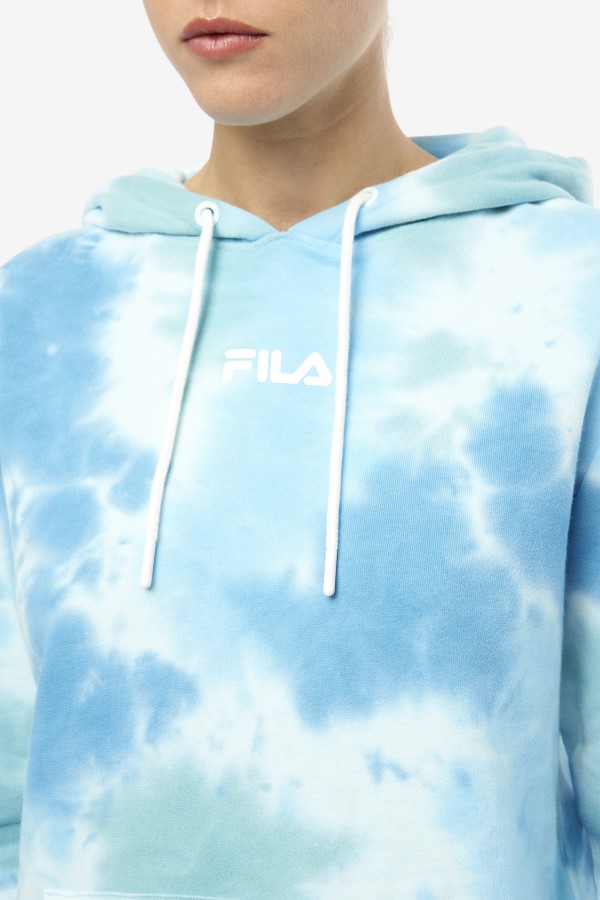 White/Splish/All/Latigo Bay Aerolynn Tie Dye Hoodie Fila