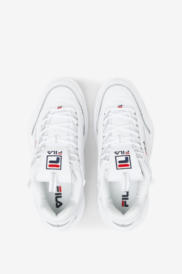 Fila Little Kids\' Disruptor 2 EXP White/Navy/Red
