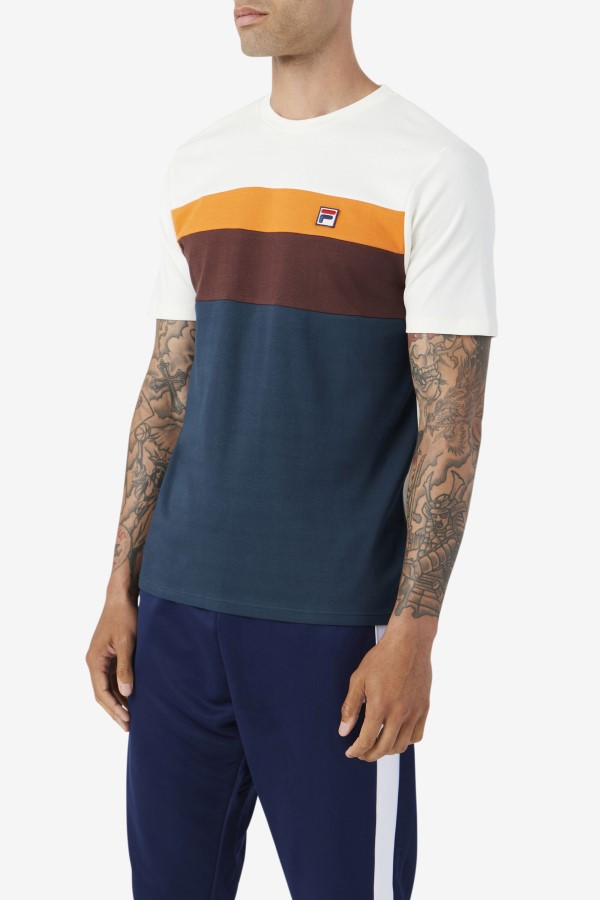Fila Leary Crew Teal/Brown Stone/Orange