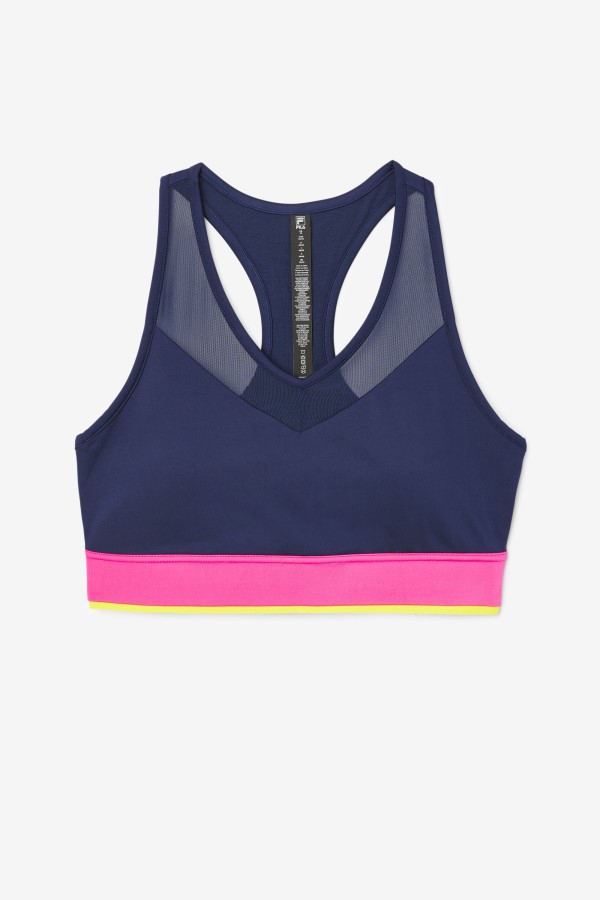Fila Navy Uplift Racerback Bra Top