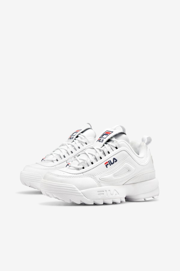 woMen\'s Disruptor 2 Premium Fila White/Navy/Red