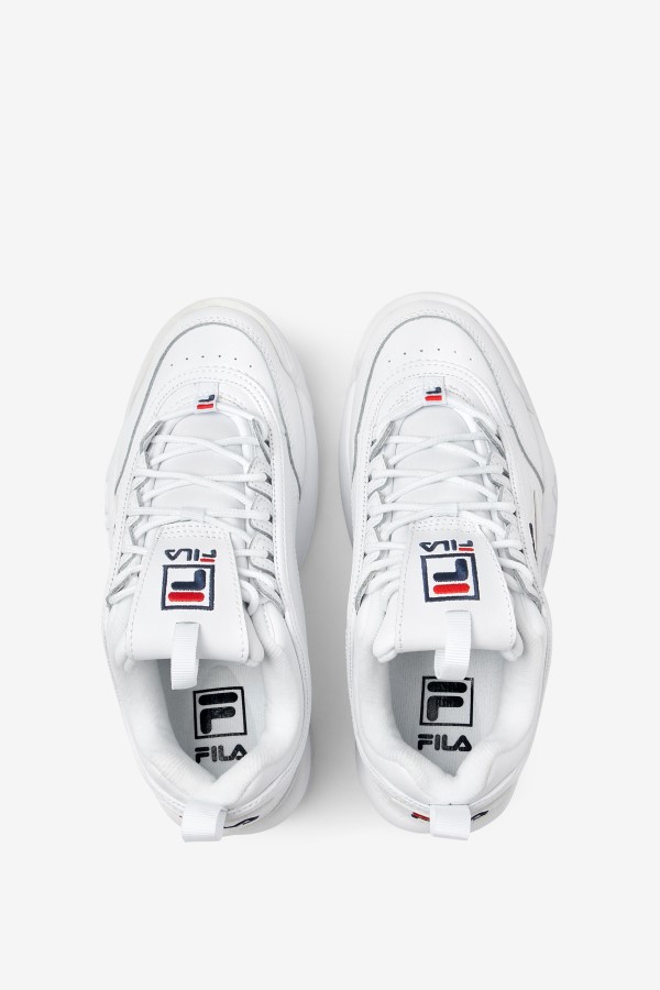 woMen\'s Disruptor 2 Premium Fila White/Navy/Red
