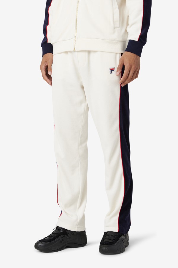 Cima Velour Pant Fila Gardenia/Red/Peacoat