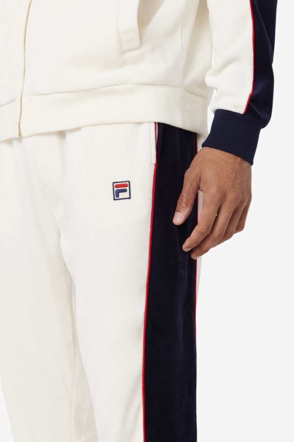 Cima Velour Pant Fila Gardenia/Red/Peacoat
