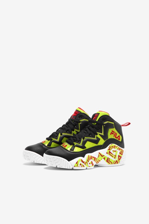 Fila Big Kids\' Mb Night Walk Red/Lime Punch/Black
