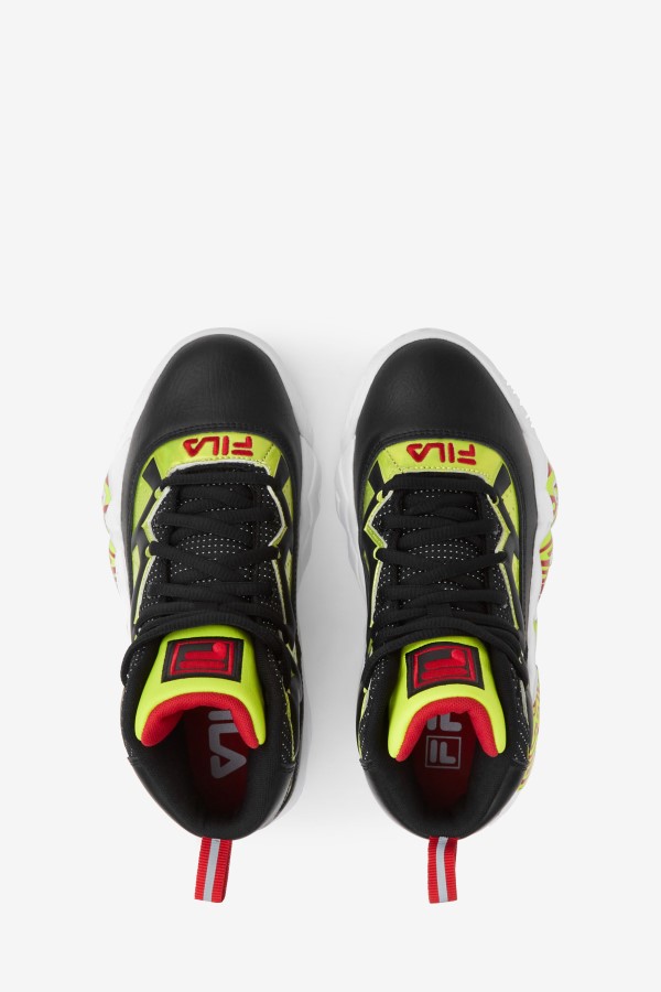 Fila Big Kids\' Mb Night Walk Red/Lime Punch/Black
