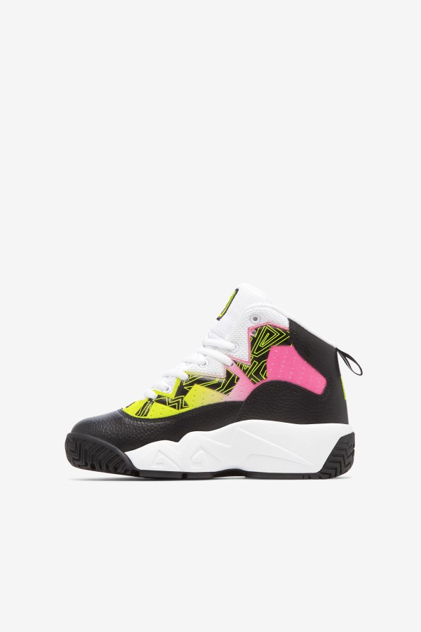 Big Kids\' MB Fila Black/Yellow/White