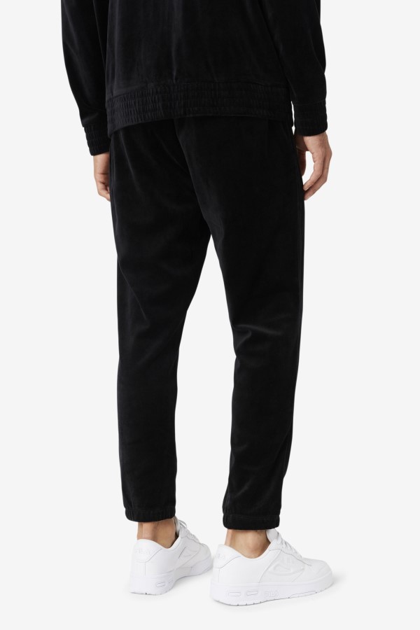 Black/White/Skywalk Mansur Velour Pant Fila