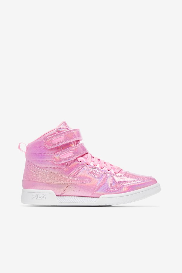 Women's F-14 Iridescent Snake Cotton Candy/White Fila