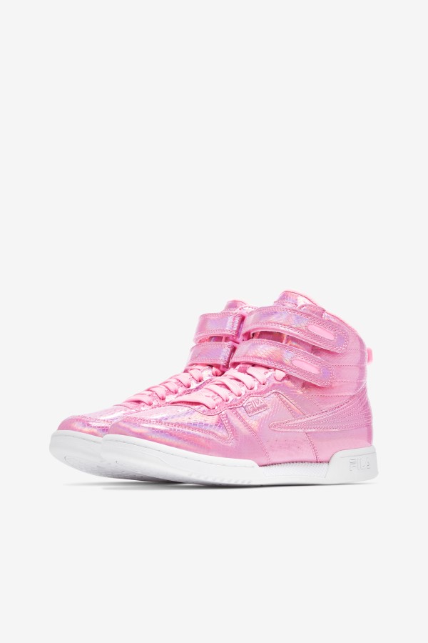 Women\'s F-14 Iridescent Snake Cotton Candy/White Fila