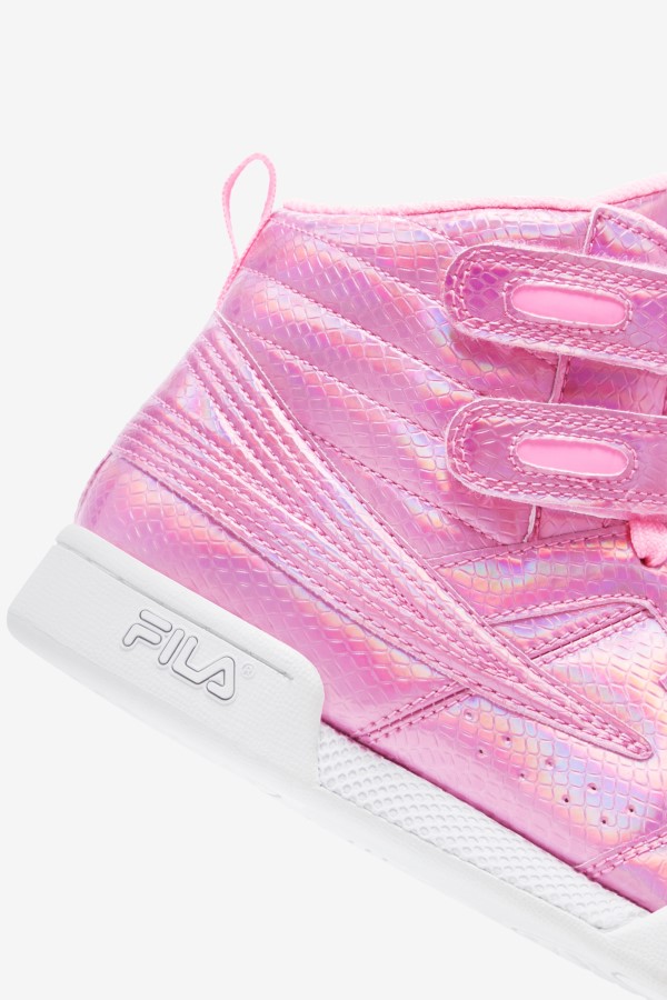 Women\'s F-14 Iridescent Snake Cotton Candy/White Fila